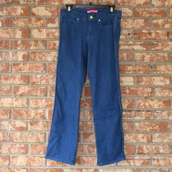 Lilly Pulitzer Blue Denim Jeans NWT - Picture 1 of 3